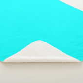 Couverture Sherpa Aqua (couleur solide) (3/4)