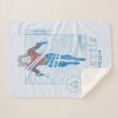 Couverture Sherpa Aquaman - Atlantis Surf Club (Devant (Horizontal))