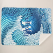 Couverture Sherpa Aquarelle (Devant (Horizontal))