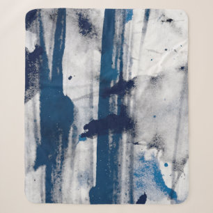 Couverture Sherpa Aquarelle Abstraite sur papier. Texture artistique