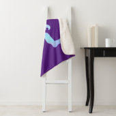 Couverture Sherpa Aquarelle Bigfoot (En situation)