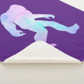 Couverture Sherpa Aquarelle Bigfoot (3/4)