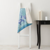 Couverture Sherpa Aquarelle Cariboo Animal Faune Nature Art (En situation)