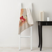 Couverture Sherpa Aquarelle Cute Canard Caoutchouc Botte Art animal (En situation)