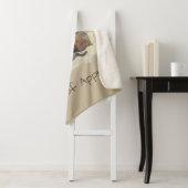 Couverture Sherpa Aquarelle Cute Seals d'approbation Inspiration (En situation)