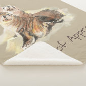 Couverture Sherpa Aquarelle Cute Seals d'approbation Inspiration (3/4)
