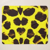 Couverture Sherpa Aquarelle de Poster de animal Abstrait Leopard (Devant (Horizontal))