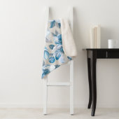 Couverture Sherpa Aquarelle en fleurs de cerisier : Pommier sans cou (En situation)