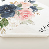 Couverture Sherpa Aquarelle Florale Meilleure Maman Chaque (3/4)