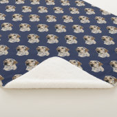 Couverture Sherpa Aquarelle Golden Labrador Retriever Chien Animal (3/4)