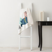 Couverture Sherpa Aquarelle mignonne Kitty Chats Kittens Animaux Ani (En situation)