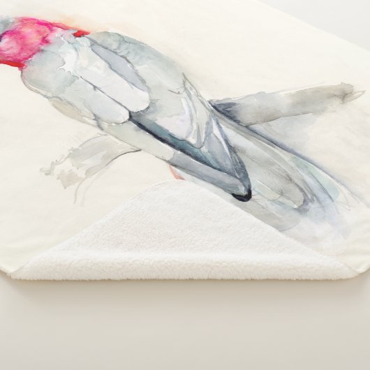 Couverture Sherpa Aquarelle Opera Cockatoo (3/4)