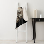 Couverture Sherpa Aquarelle Raccoon Baisers Baisers Amusant Animal A (En situation)