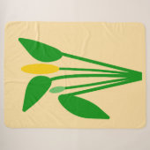 Couverture Sherpa Araceae (Devant (Horizontal))