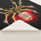 Couverture Sherpa Araignée en vapeur noire (3/4)