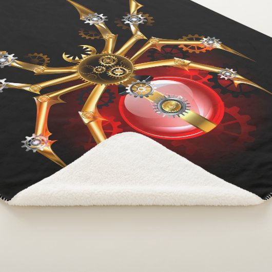 Couverture Sherpa Araignée en vapeur noire (3/4)