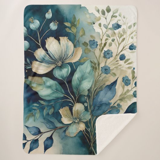 Couverture Sherpa Arboretum botanique Sherpa Blanket (Devant)