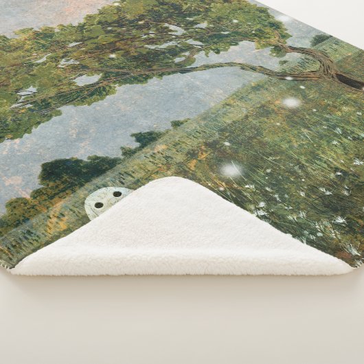 Couverture Sherpa Arbre à fleurs (3/4)