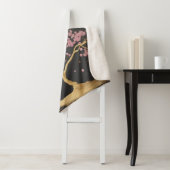 Couverture Sherpa Arbre cerise en fleurs (En situation)
