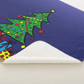 Couverture Sherpa Arbre de Noël (3/4)