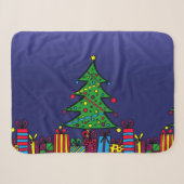 Couverture Sherpa Arbre de Noël (Devant (Horizontal))
