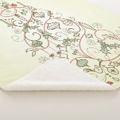 Couverture Sherpa Arbre de Noël moderne (3/4)