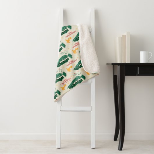 Couverture Sherpa Arbre de Noël national Lampoon sur Motif automobil (En situation)