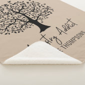 Couverture Sherpa Arbre familial pour toxicomanes avec nom Sherpa Bl (3/4)