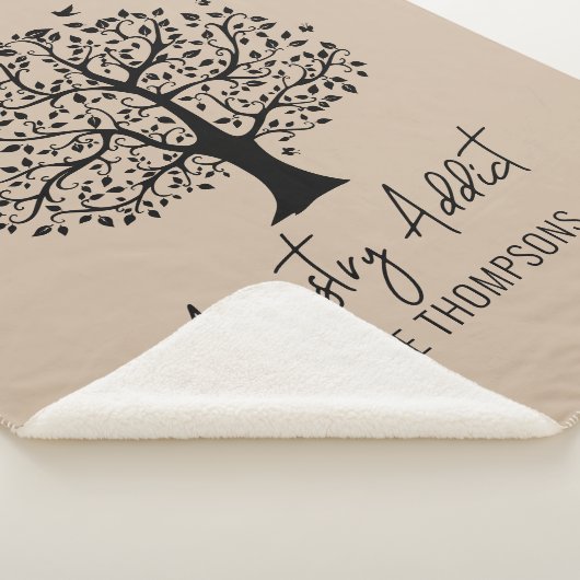 Couverture Sherpa Arbre familial pour toxicomanes avec nom Sherpa Bl (3/4)