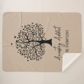 Couverture Sherpa Arbre familial pour toxicomanes avec nom Sherpa Bl (Devant (Horizontal))