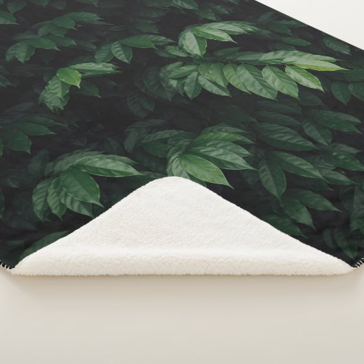 COUVERTURE SHERPA ARBRE VERT (3/4)