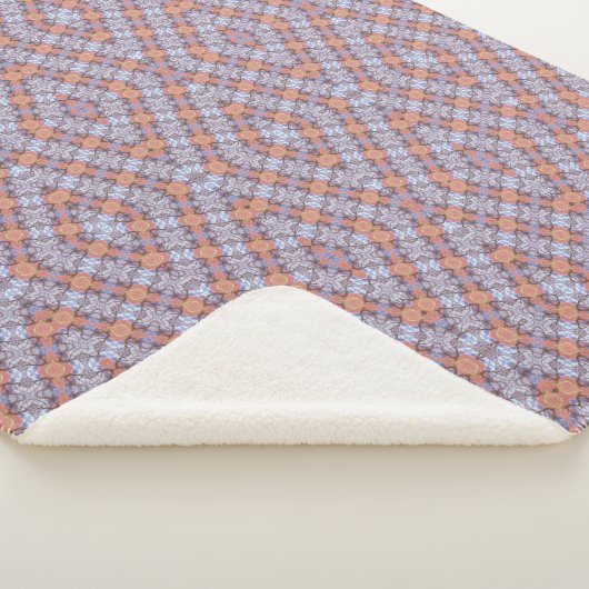 COUVERTURE SHERPA ARBRES ET CHAMPS MOTIF (3/4)