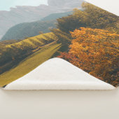 COUVERTURE SHERPA ARBRES VERTS ET CHAMP DE GRASS (3/4)
