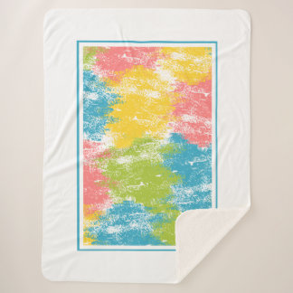 Couverture Sherpa Arc-en-ciel