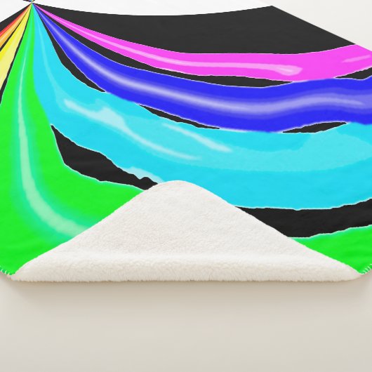 Couverture Sherpa Arc-en-ciel