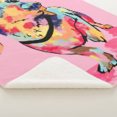 Couverture Sherpa Arc-en-ciel (3/4)