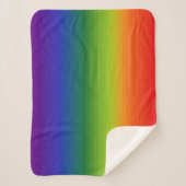 Couverture Sherpa Arc-en-ciel (Devant)