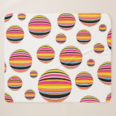 Couverture Sherpa Arc-en-ciel : Motif rayé (Devant (Horizontal))