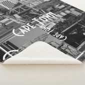Couverture Sherpa Architecture Cityscape Monochrome du Cap (3/4)