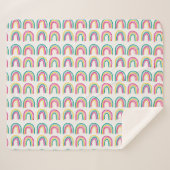 Couverture Sherpa Arcs-en-ciel (Devant (Horizontal))
