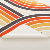 Couverture Sherpa Arcs et lignes rétro colorés (3/4)