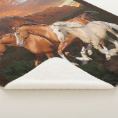 Couverture Sherpa Arizona Chevaux sauvages (3/4)