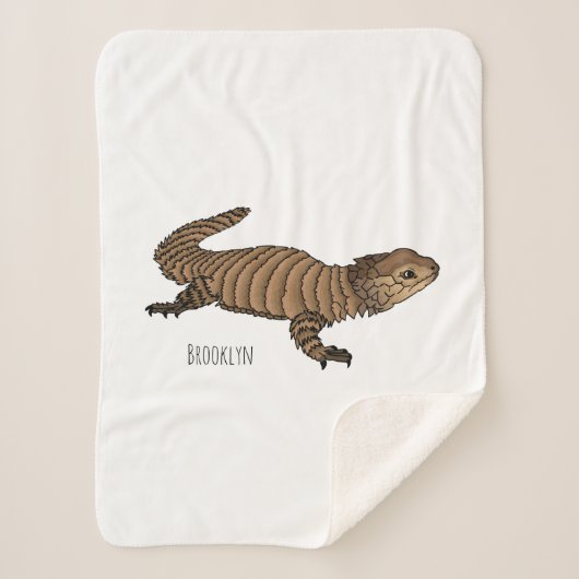 Couverture Sherpa Armadillo girdled lizard (Devant)