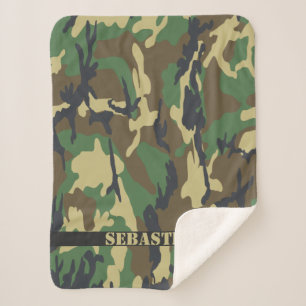Couverture Sherpa Armée de terre camouflée personnalisée