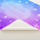Couverture Sherpa Armenian “Sweet Dreams” Starry Sky Sherpa Blanket (3/4)