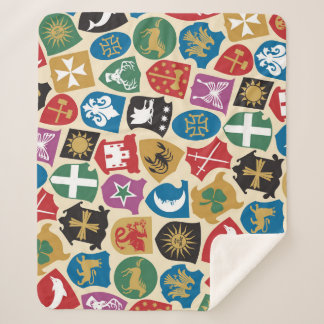 Couverture Sherpa Armoiries : Arrière - plan héraldique.