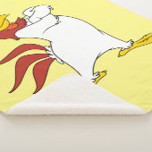 Couverture Sherpa Armoiries de Foghorn Leghorn franchies (3/4)