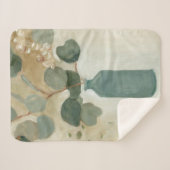 Couverture Sherpa Arrangement neutre - Verdure dans le Vase (Devant (Horizontal))