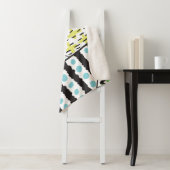 Couverture Sherpa Arrière - plan à main Abstraite 3 (En situation)