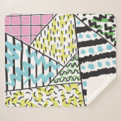 Couverture Sherpa Arrière - plan à main Abstraite 3 (Devant (Horizontal))